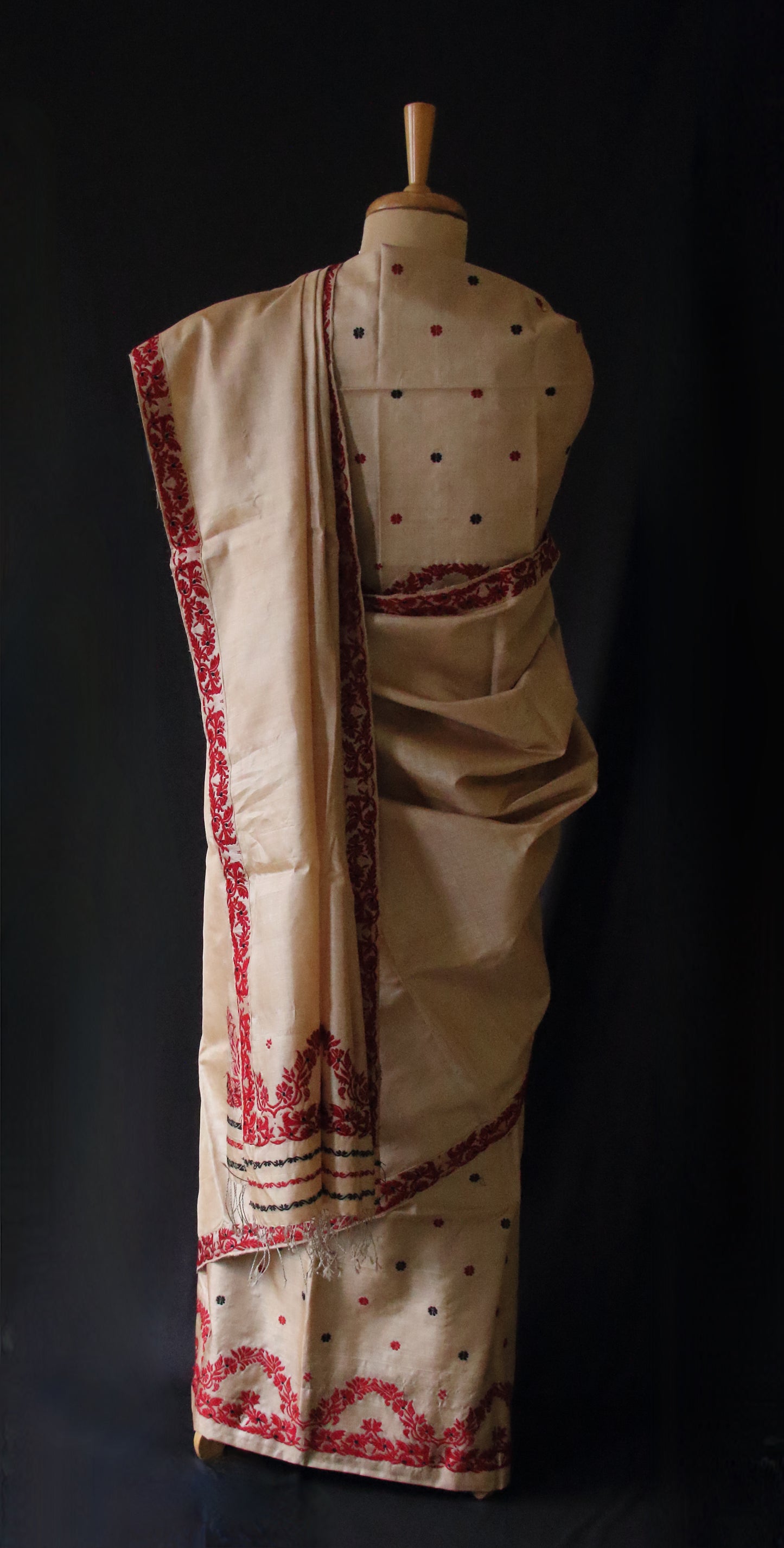Tassar Silk Handloom Mekhla Chador Set