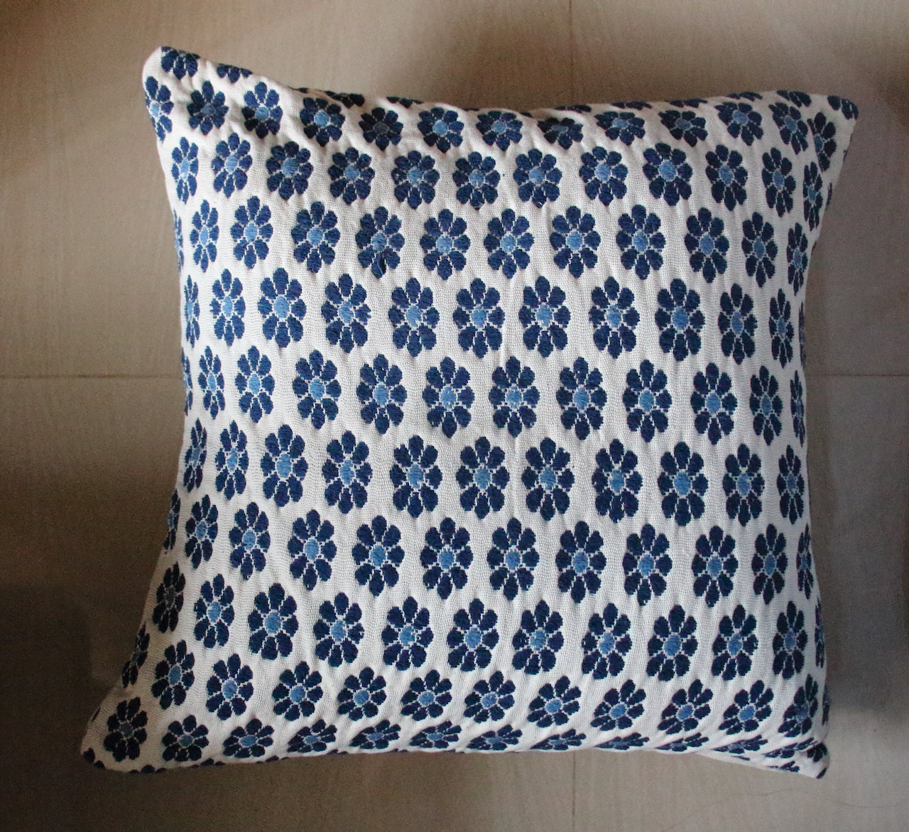 Cotton Cushion Covers in Natural dyed Indigo.