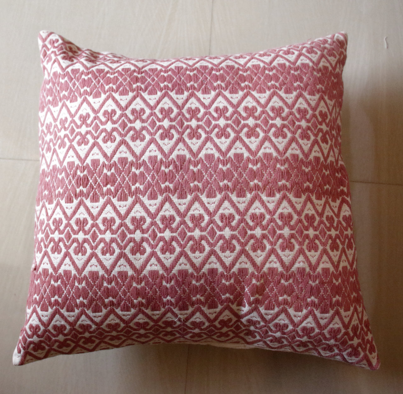 Cotton Cushion Covers in Natural dyed yarns .