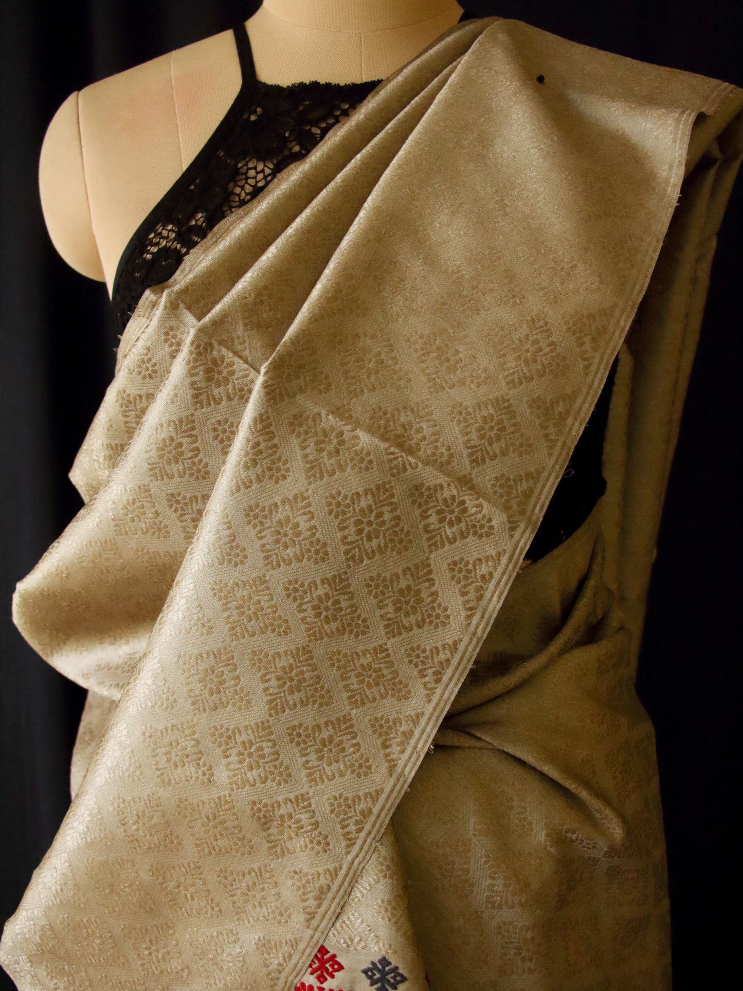 Tassar Silk Handloom Traditional Mekhla Chador Set from Assam