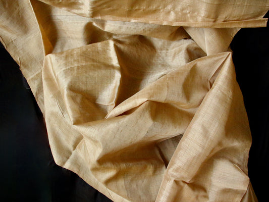 Hundred Percent Muga Silk Fabric from Assam