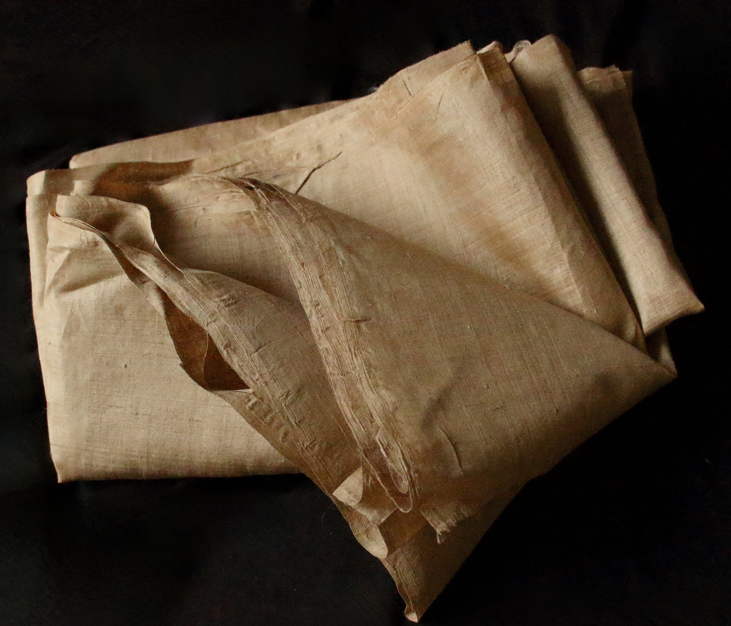 Hundred Percent Muga Silk Fabric from Assam