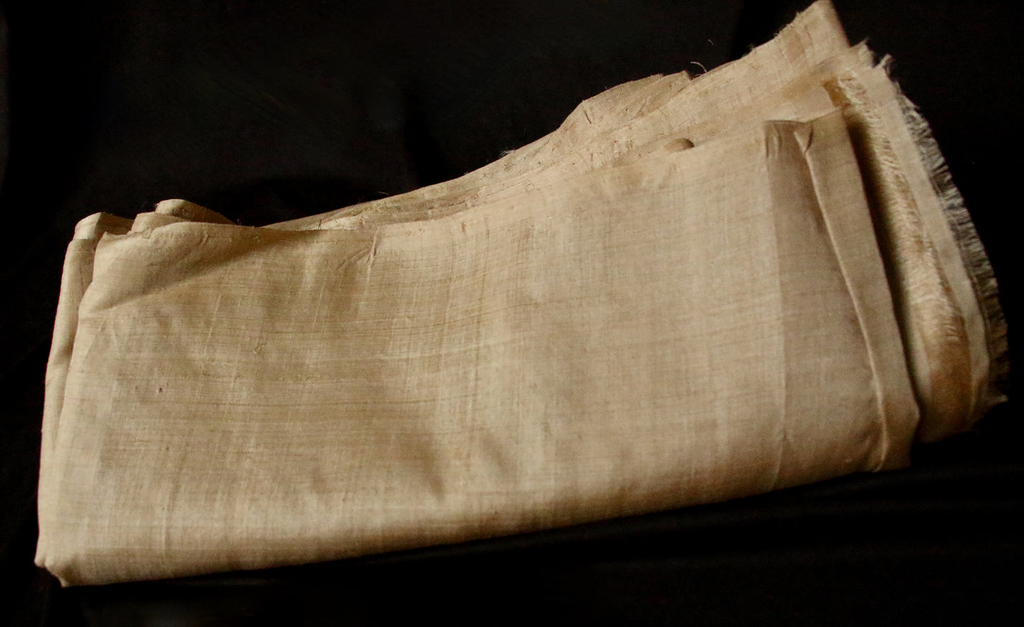 Hundred Percent Muga Silk Fabric from Assam