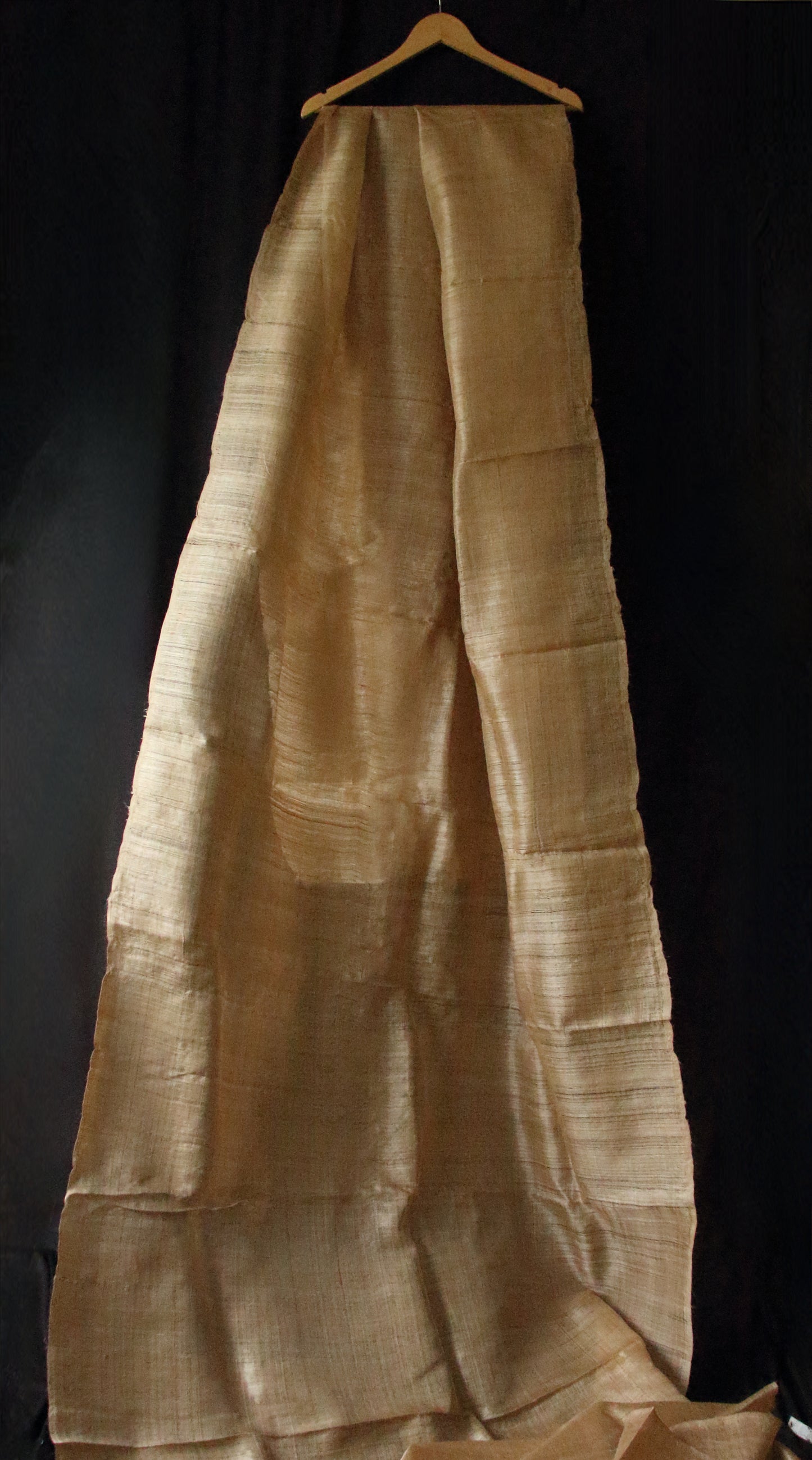 Hundred Percent Muga Silk Fabric - 46" Width