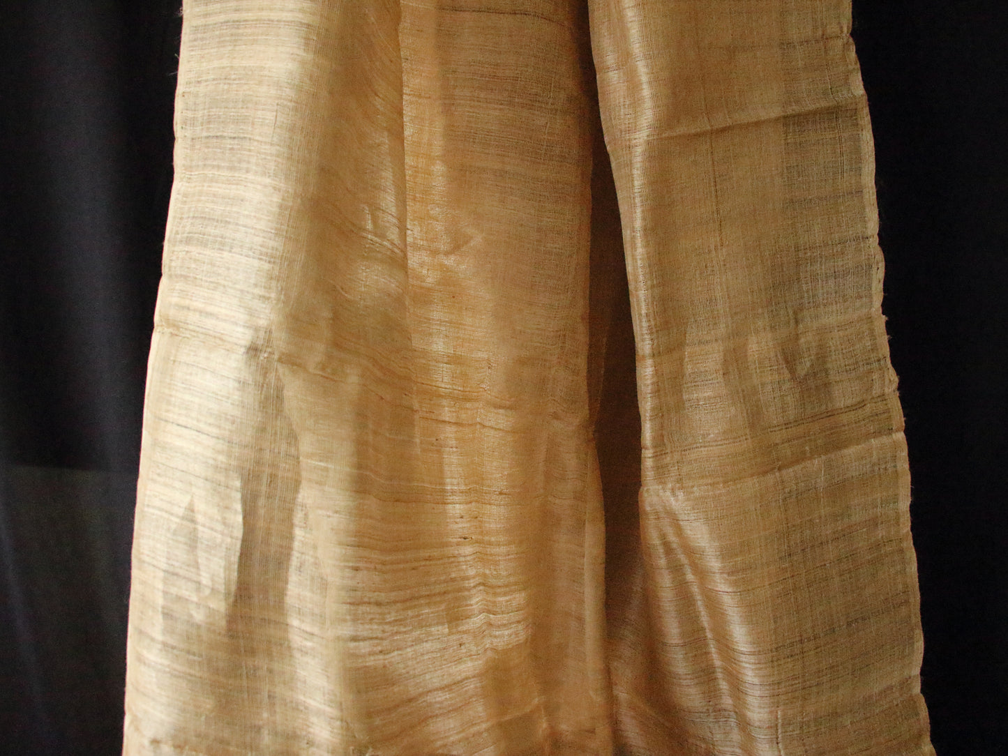 Hundred Percent Muga Silk Fabric - 46" Width