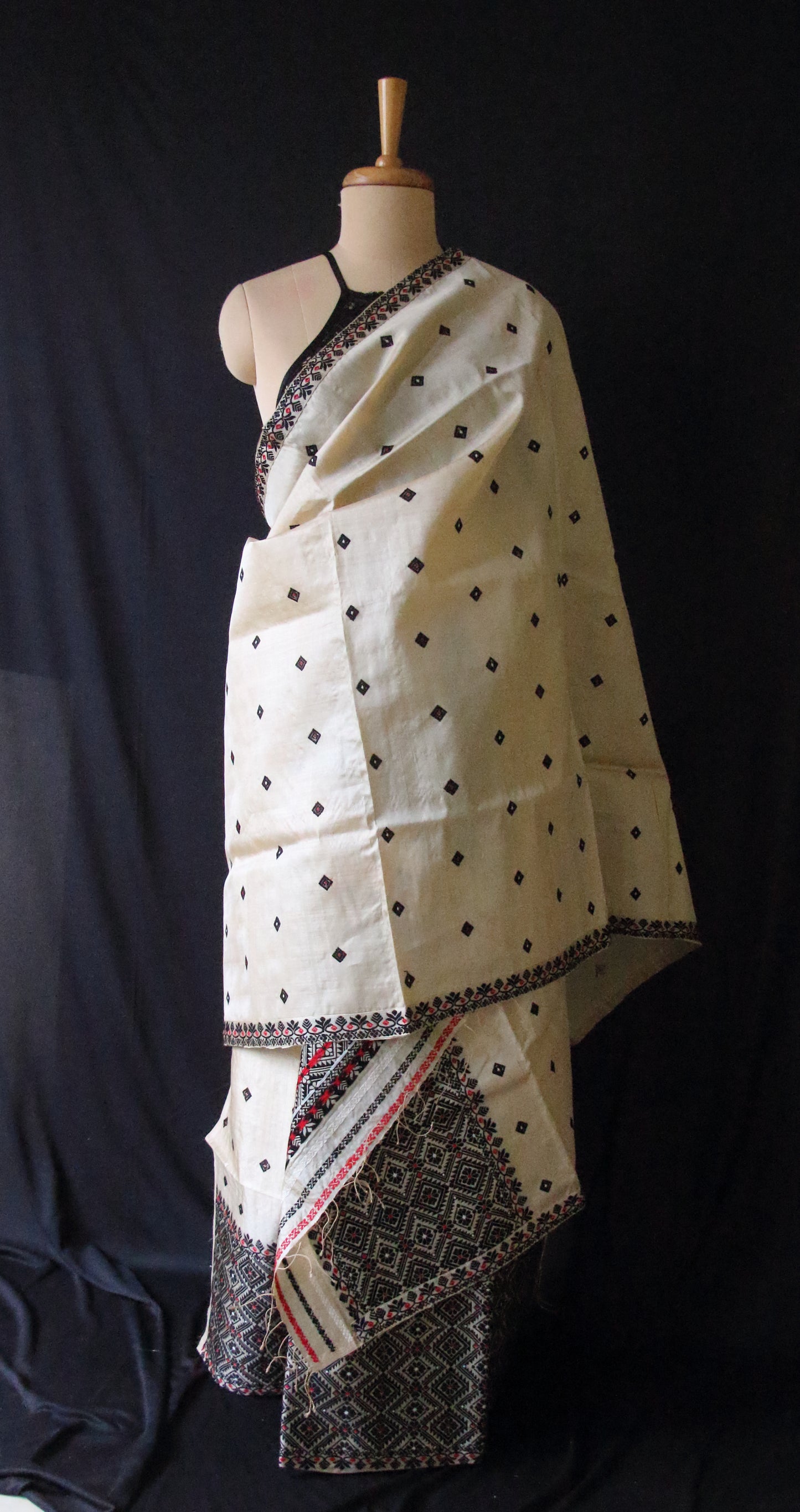 Tassar Silk Handloom Traditional Mekhla Chador Set from Assam
