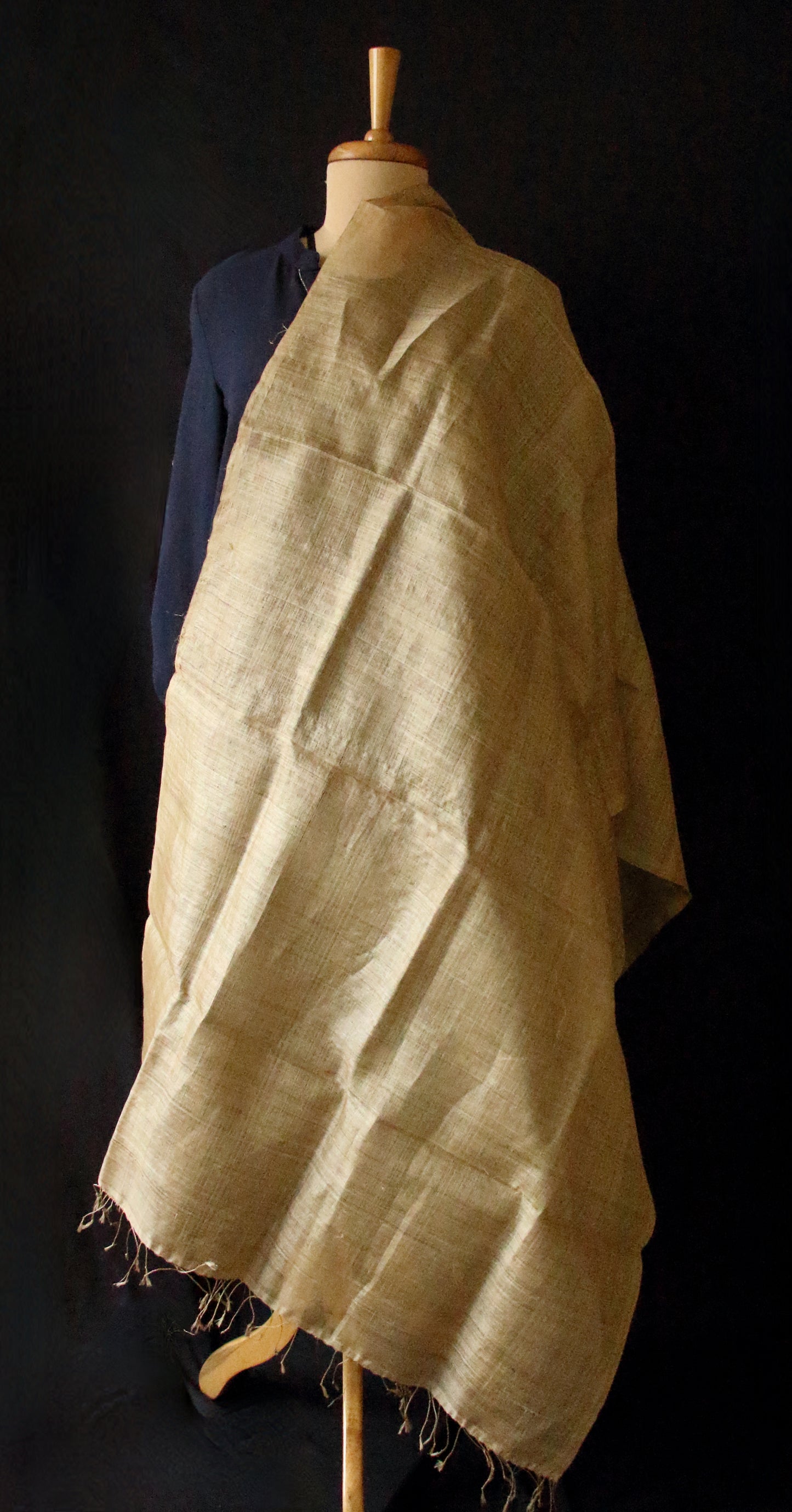 Hundred Percent Handwoven Muga Silk  Stole /Wrap  from Assam