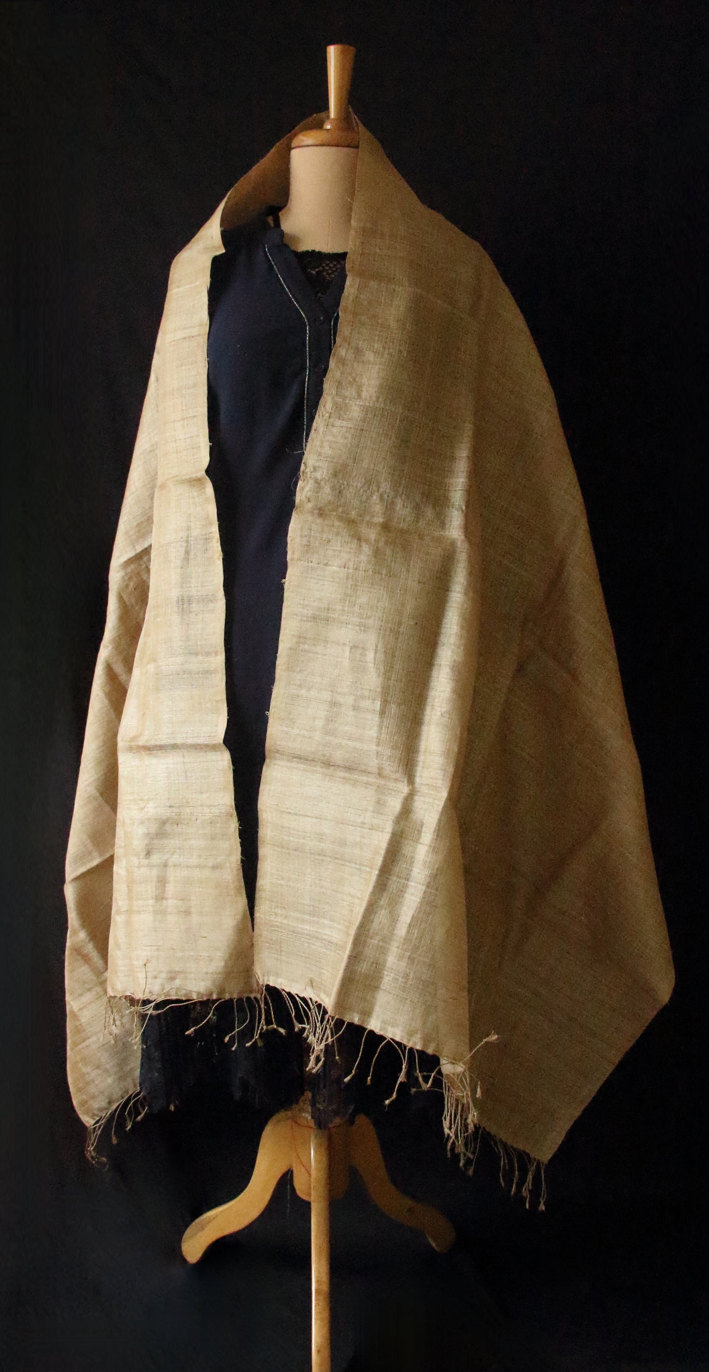 Hundred Percent Handwoven Muga Silk  Stole /Wrap  from Assam