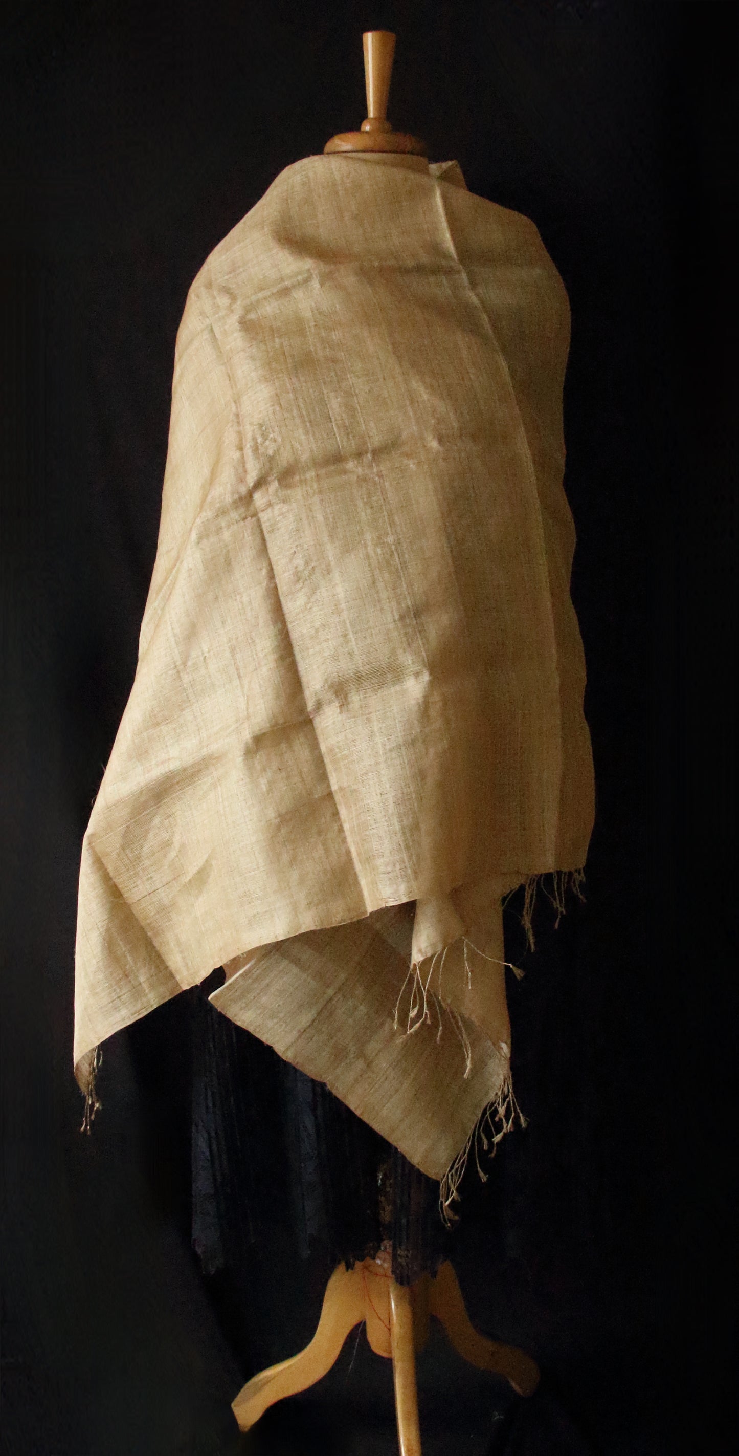 Hundred Percent Handwoven Muga Silk  Stole /Wrap  from Assam