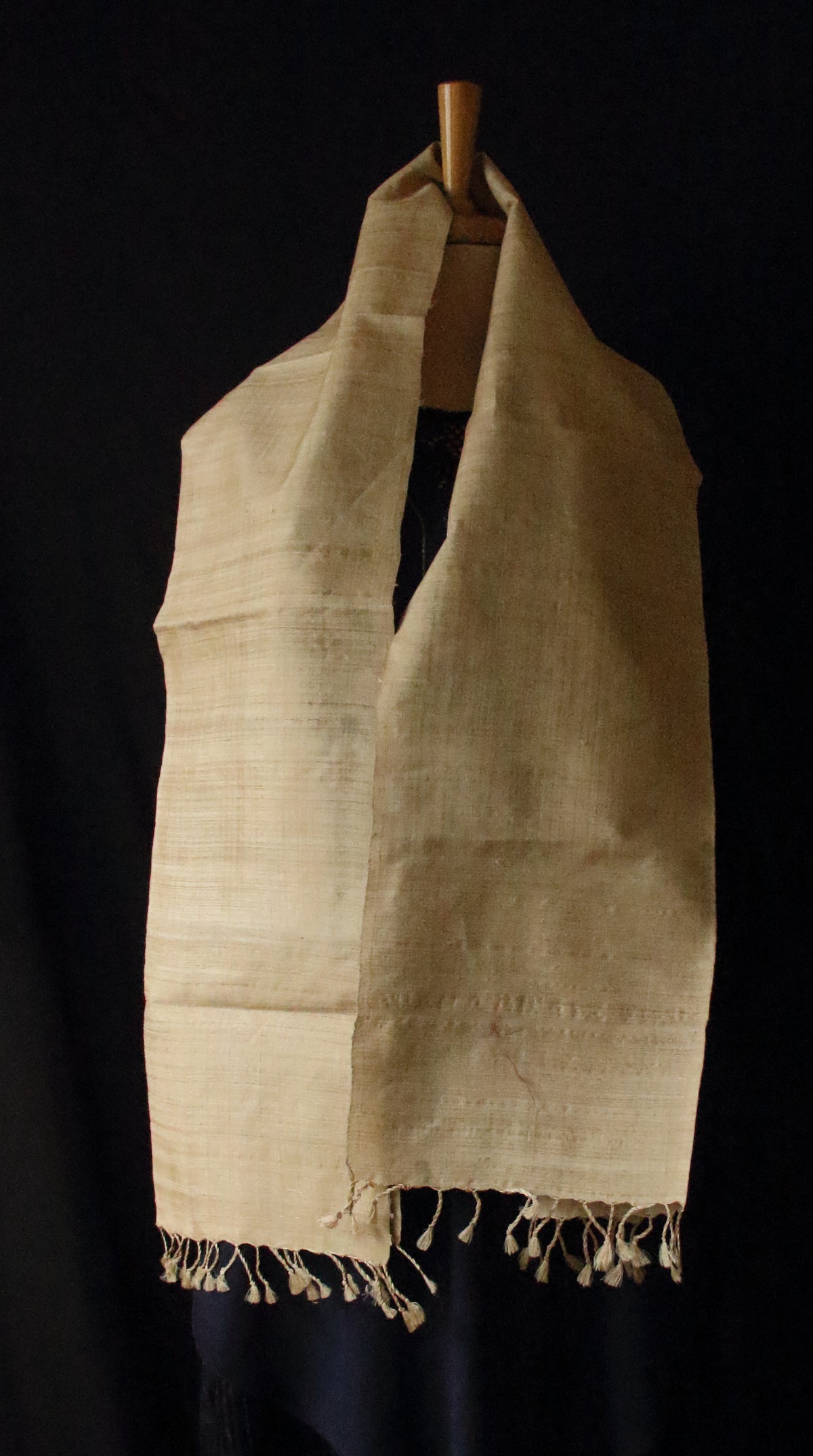 Golden Muga Silk Scarf  / Handwoven from Assam