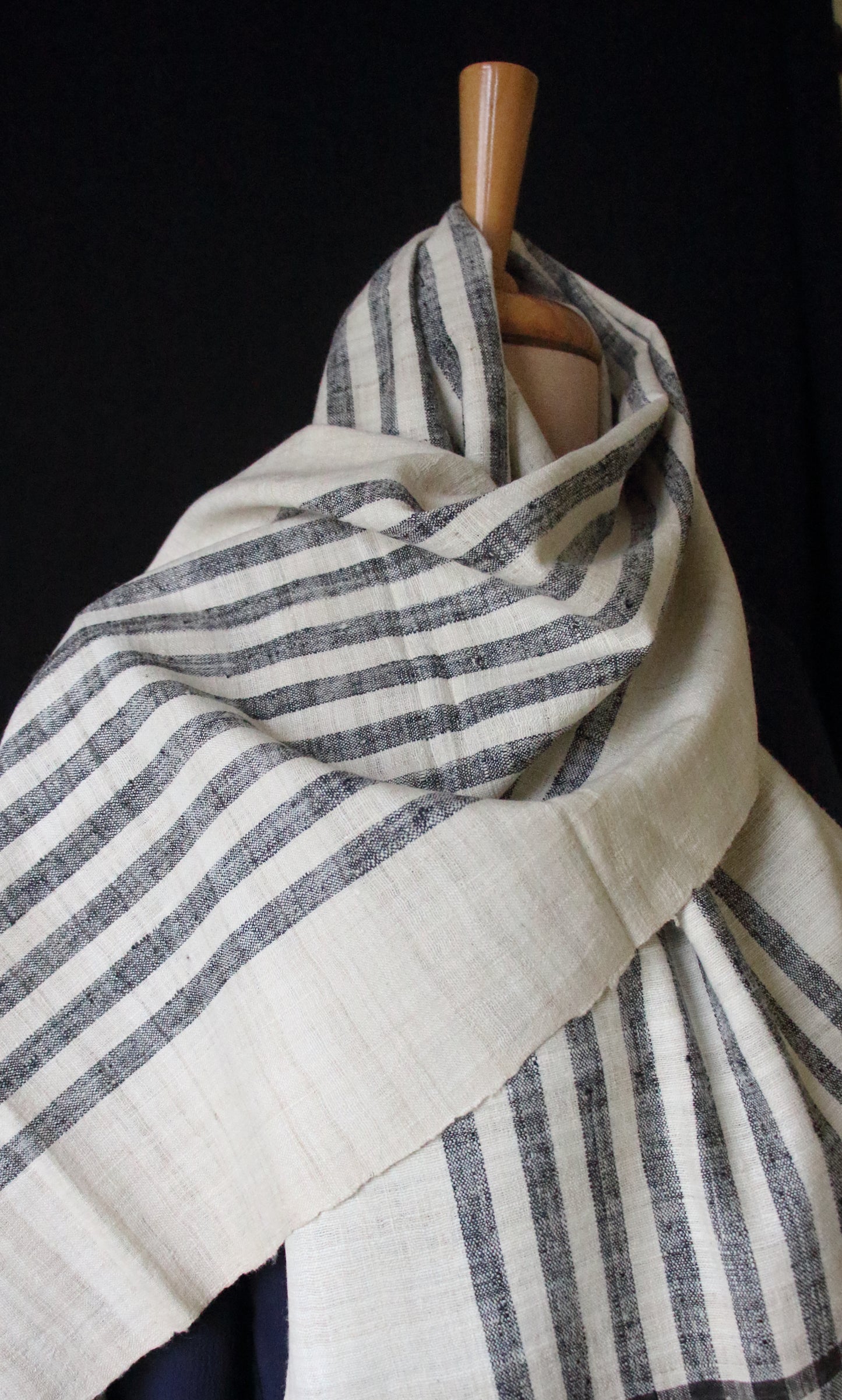 Eri Silk / Natural Dyed  Hand woven Muffler / Scarf from Assam