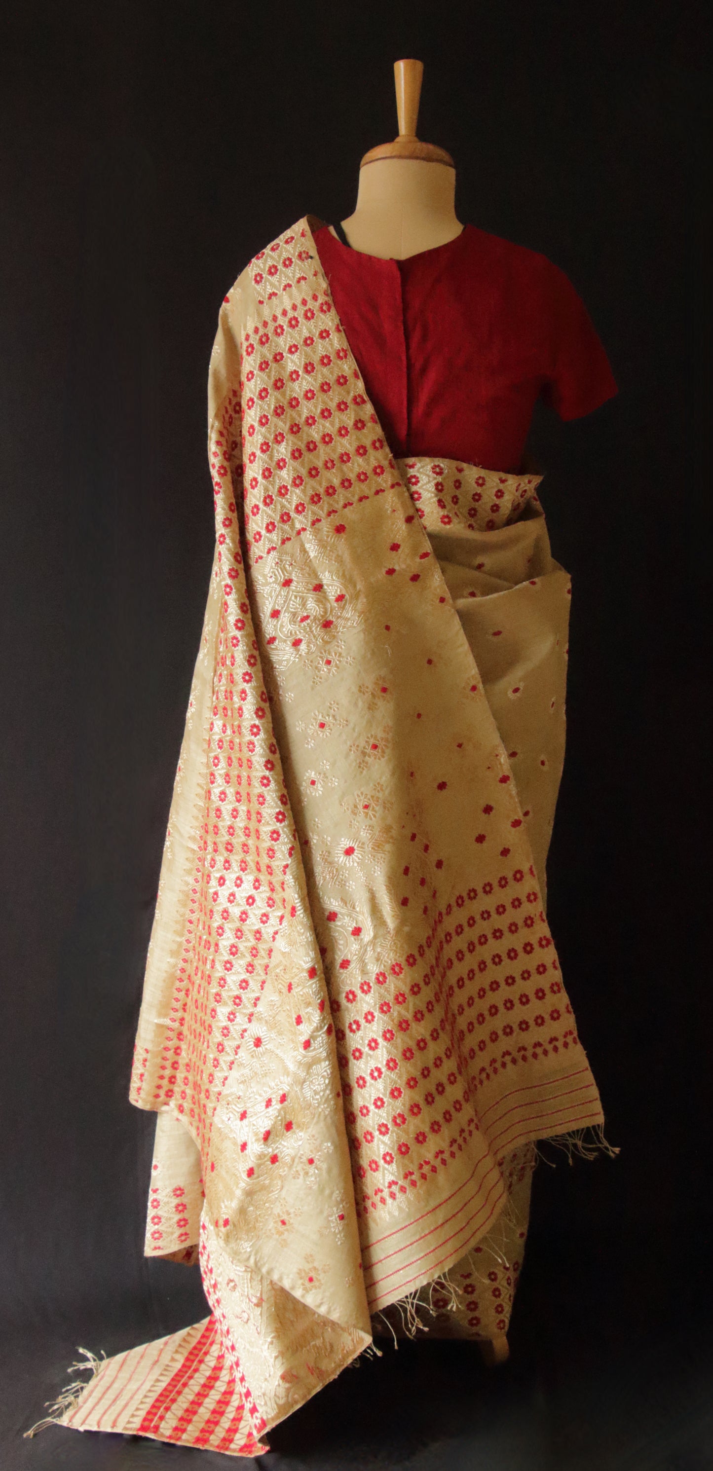 Exclusive Handloom Muga Silk Saree from Assam