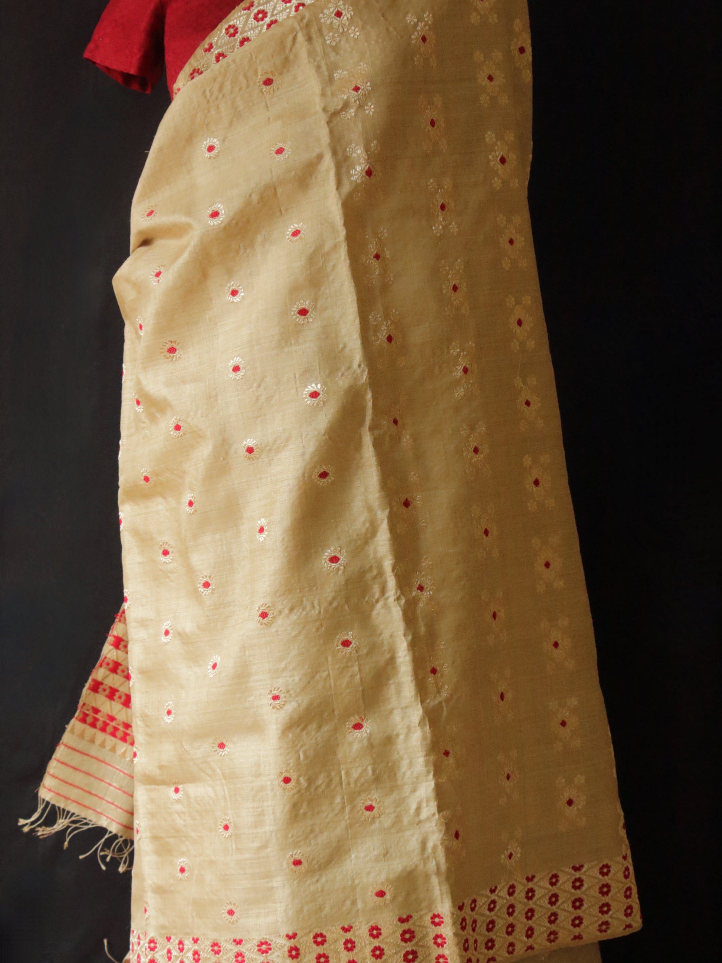 Exclusive Handloom Muga Silk Saree from Assam