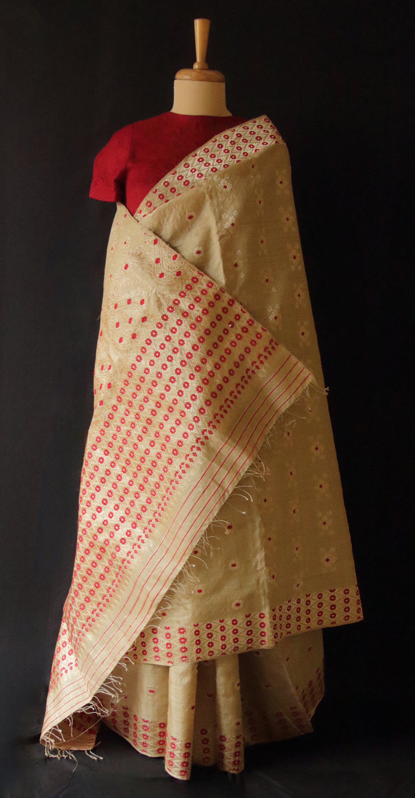 Exclusive Handloom Muga Silk Saree from Assam