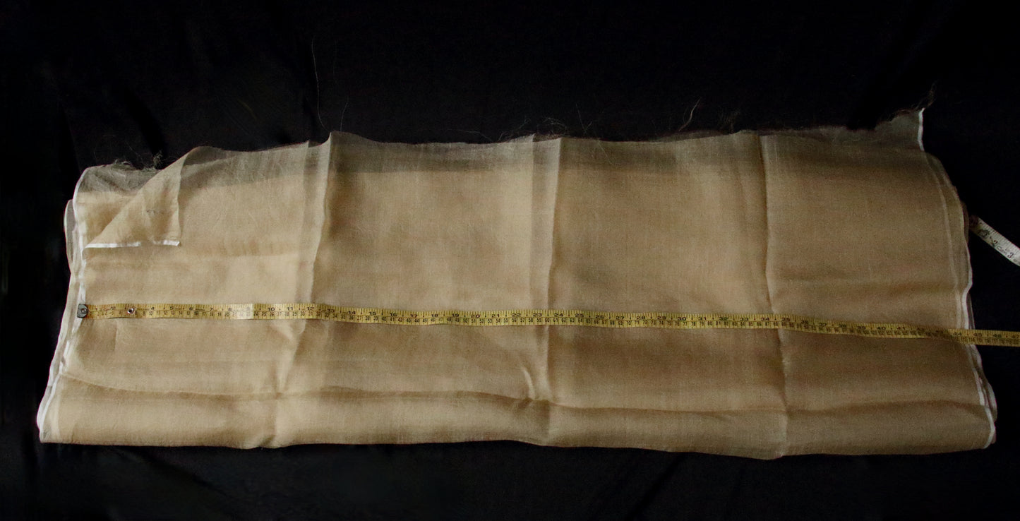 Handloom Silk Organza - width 45" from Assam