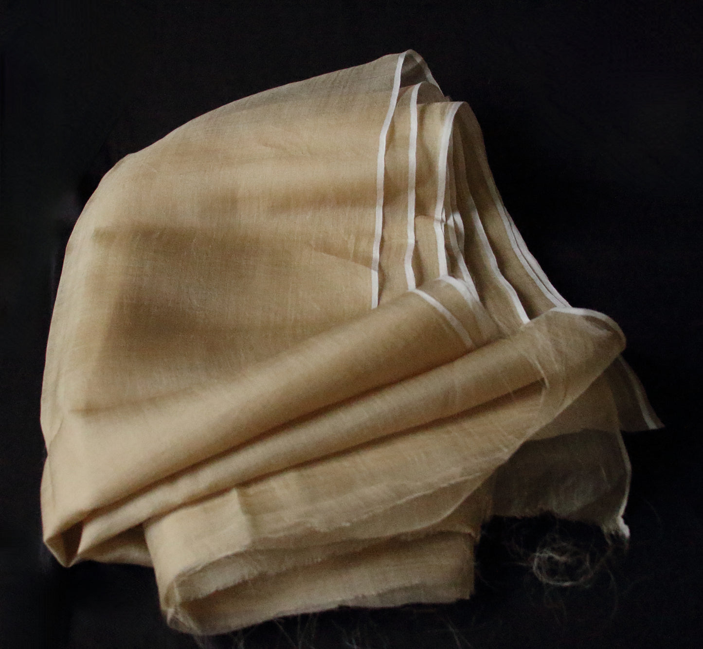 Handloom Silk Organza - width 45" from Assam