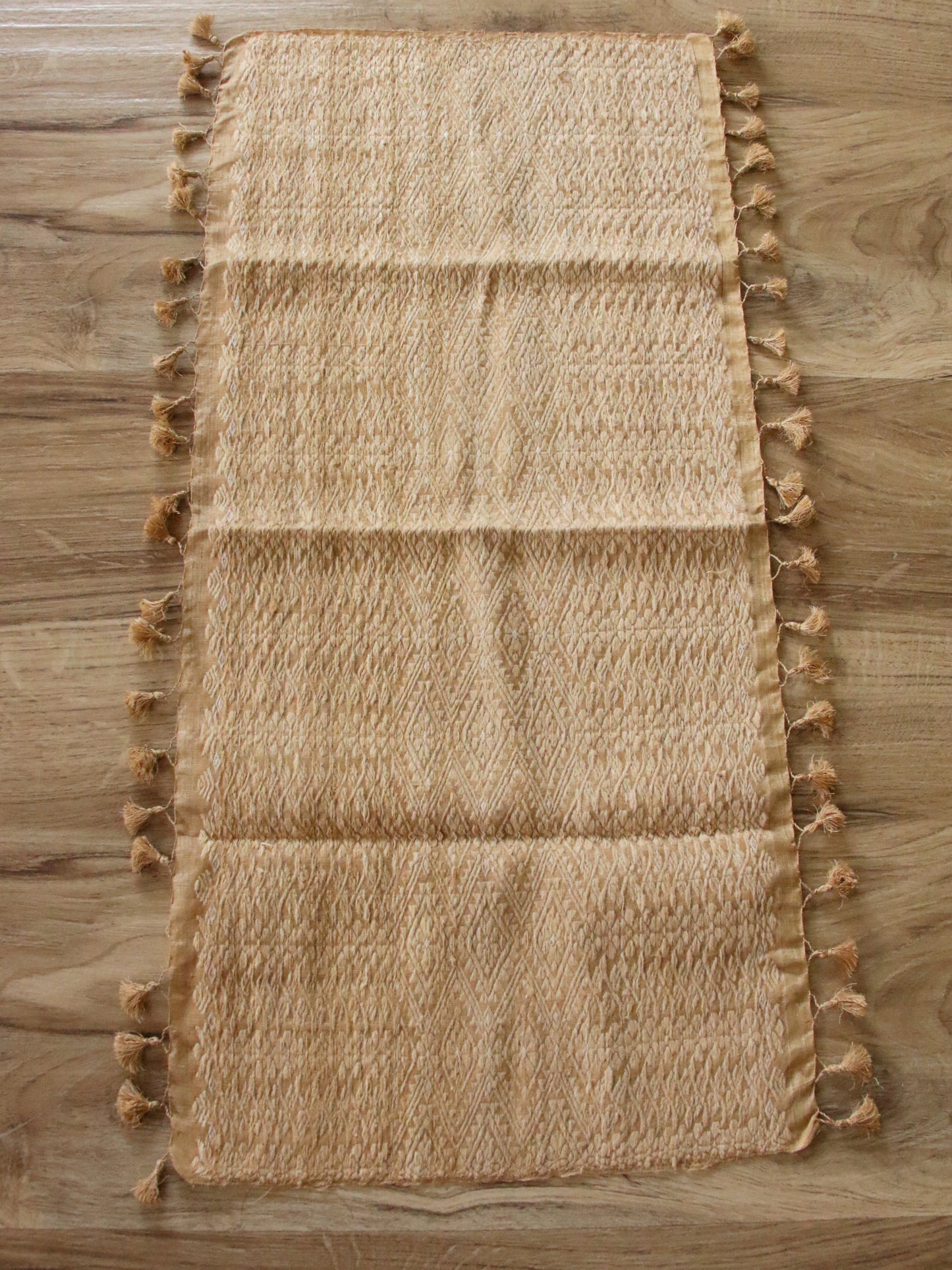 Handwoven  Muga Silk Table Runner