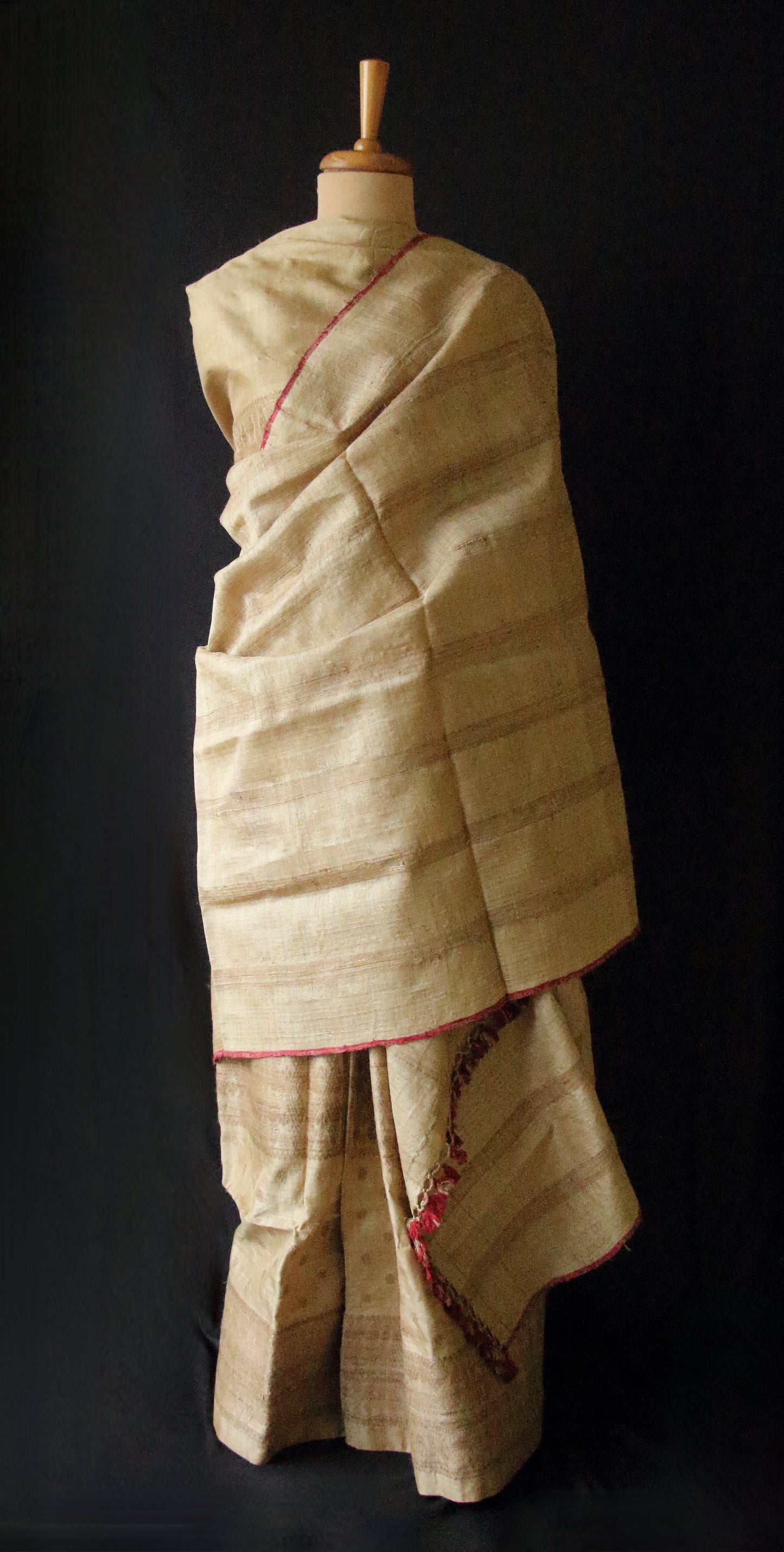 Authentic Muga Silk  Mekhela Chador Set from Assam