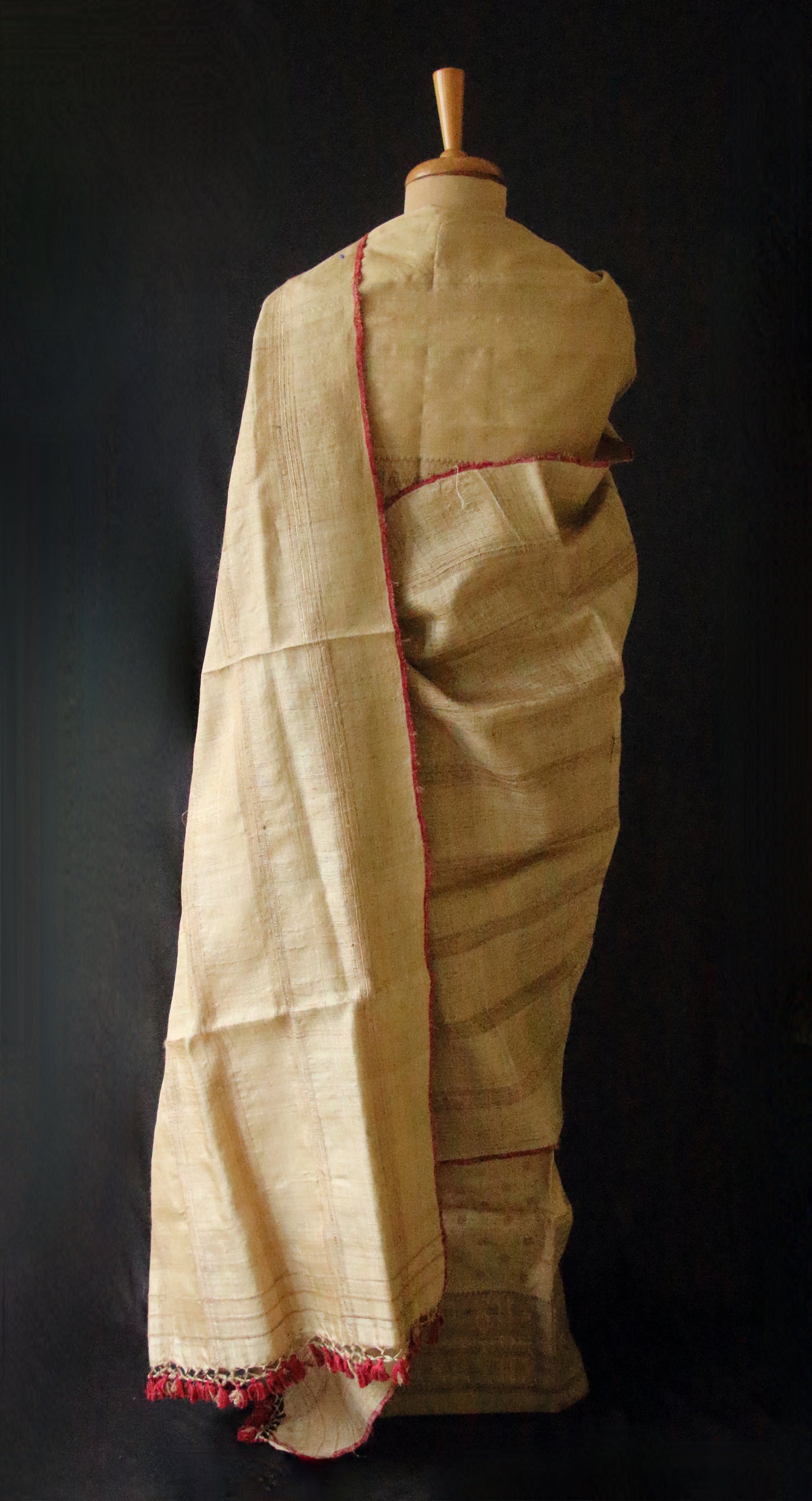 Authentic Muga Silk  Mekhela Chador Set from Assam