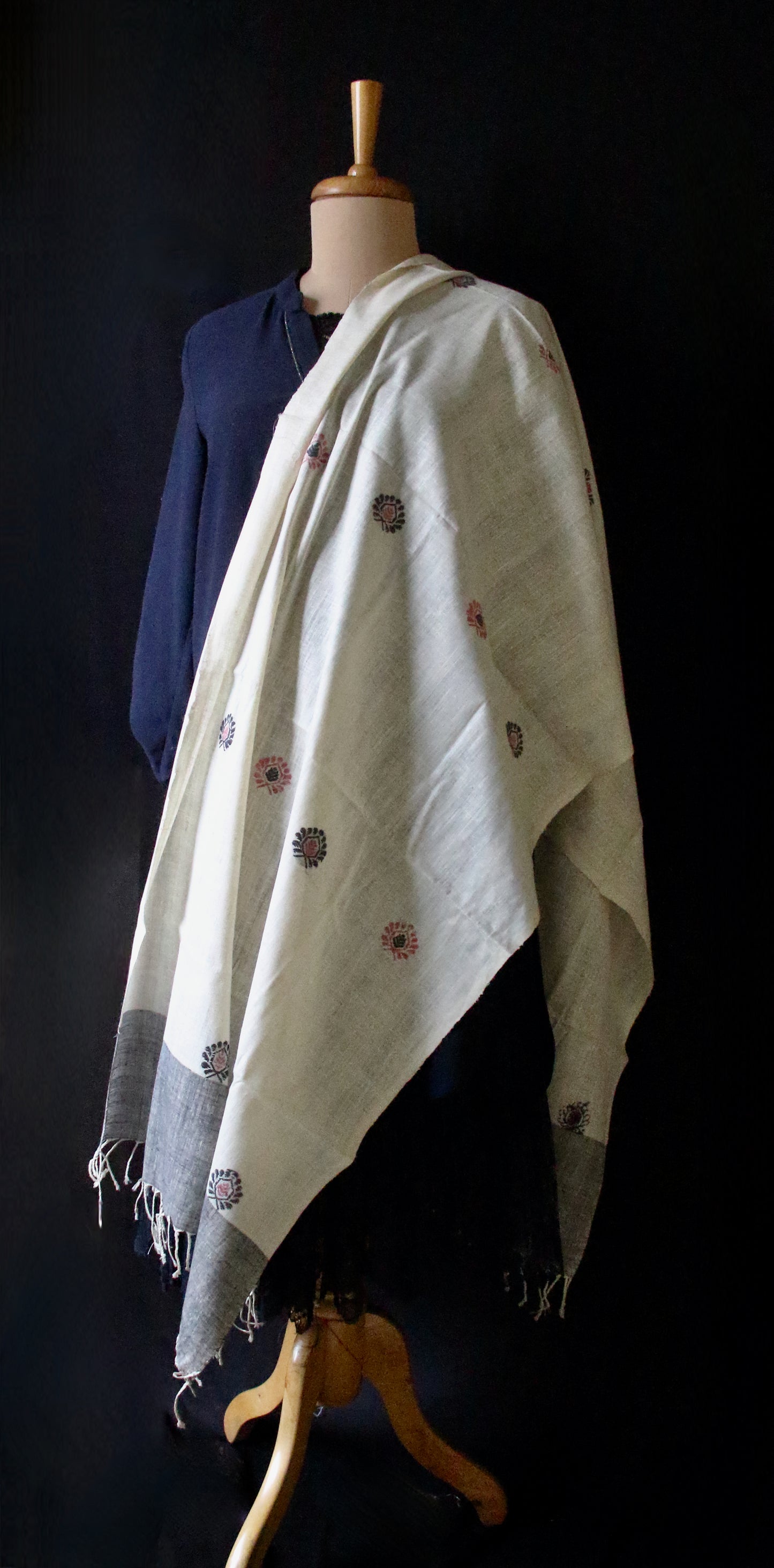 Eri Silk  Handwoven Stole / Scarf  from Assam