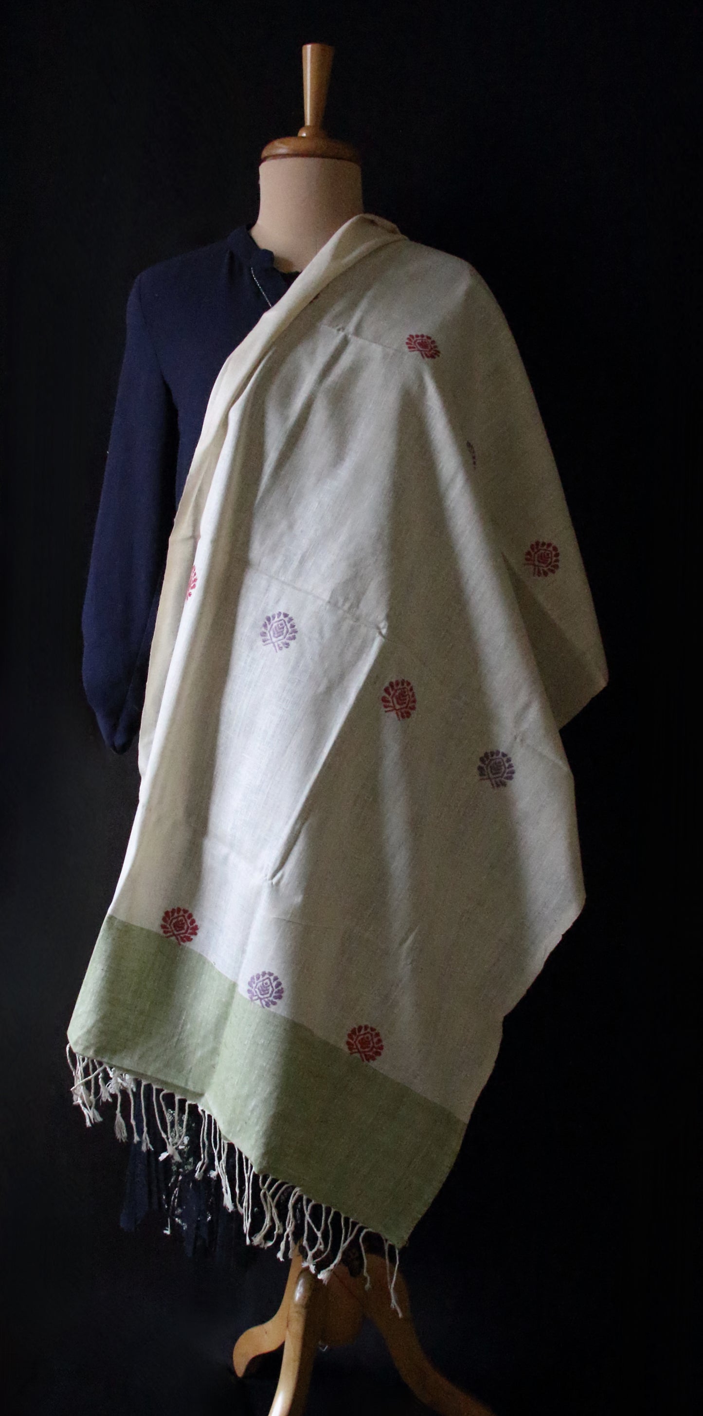 Eri Silk  Handwoven Stole / Scarf  from Assam