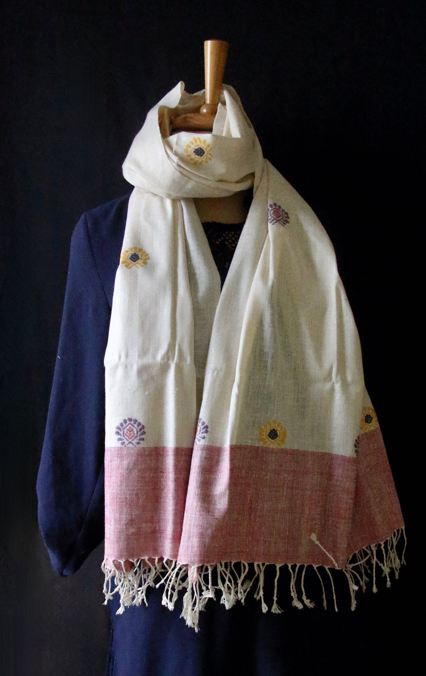 Eri Silk  Handwoven Stole / Scarf  from Assam