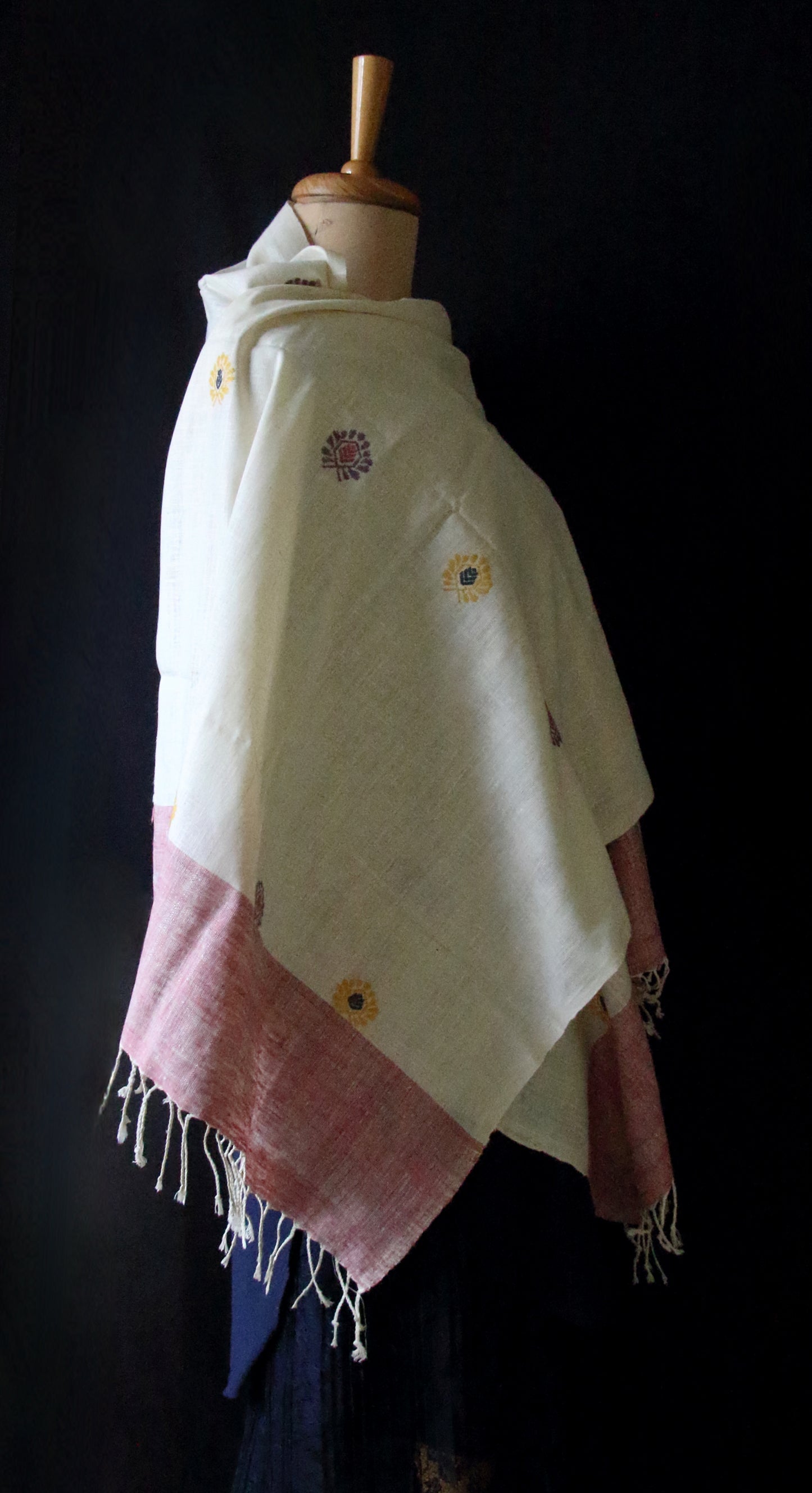 Eri Silk  Handwoven Stole / Scarf  from Assam