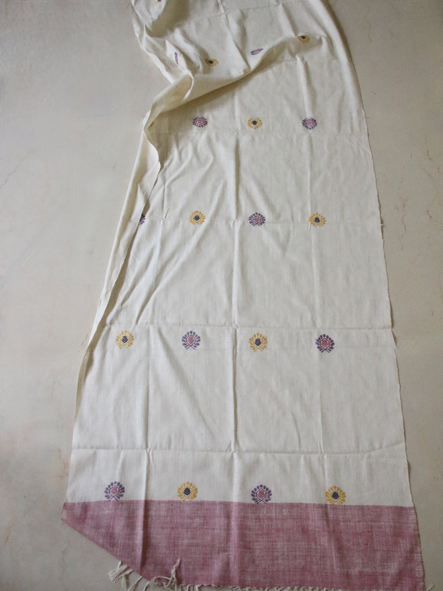 Eri Silk  Handwoven Stole / Scarf  from Assam