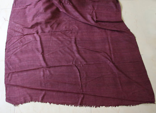 Handwoven Twill Weave Natural dyed Hundred percent Eri Silk  Fabric