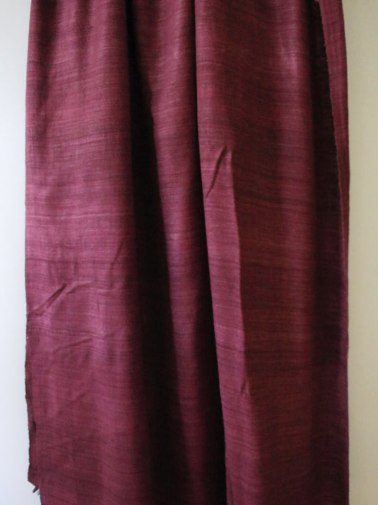 Handwoven Twill Weave Natural dyed Hundred percent Eri Silk  Fabric