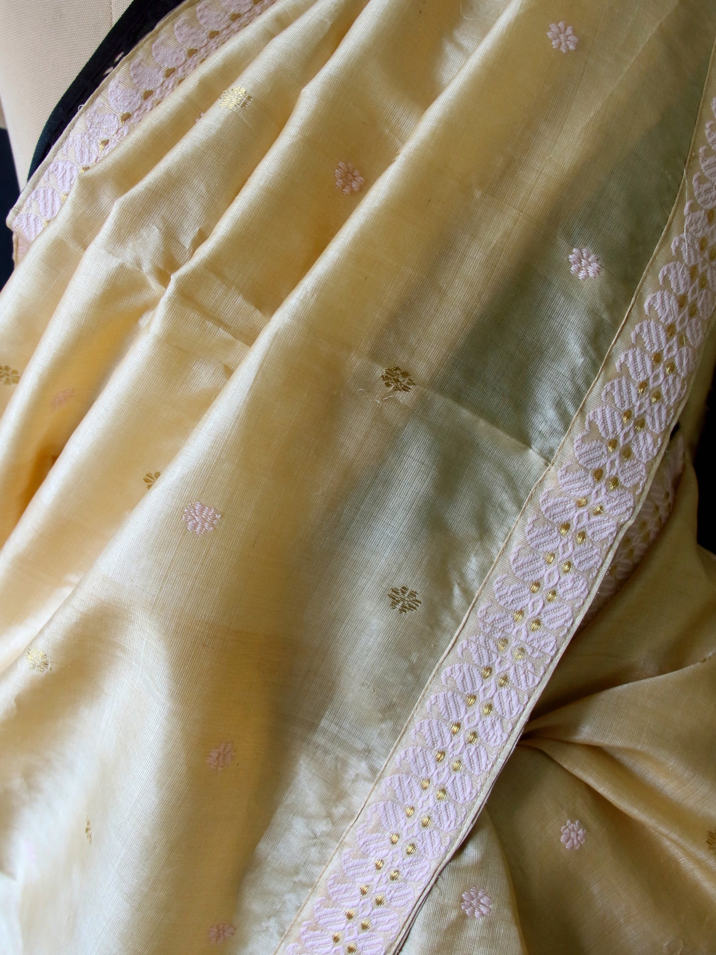 Tassar Silk Mekhla Chador Set from Assam