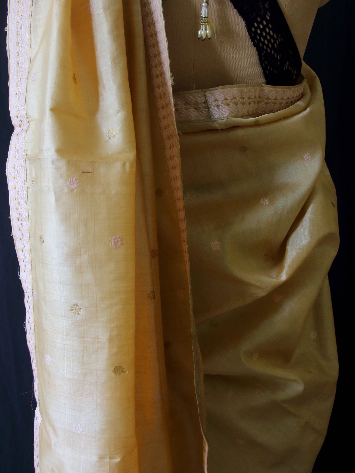 Tassar Silk Mekhla Chador Set from Assam