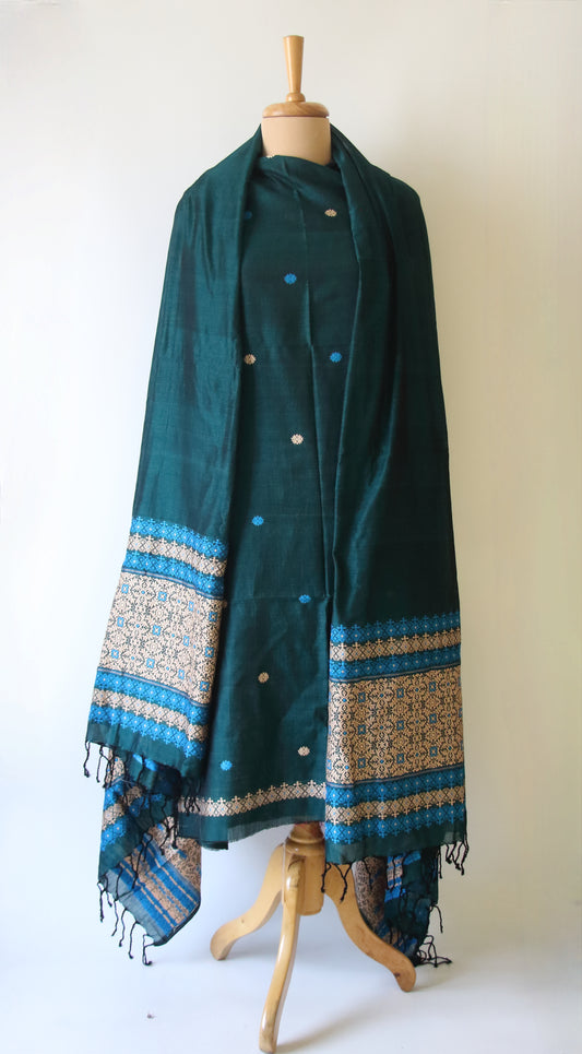 Cotton Assam Design Full Suit Set
