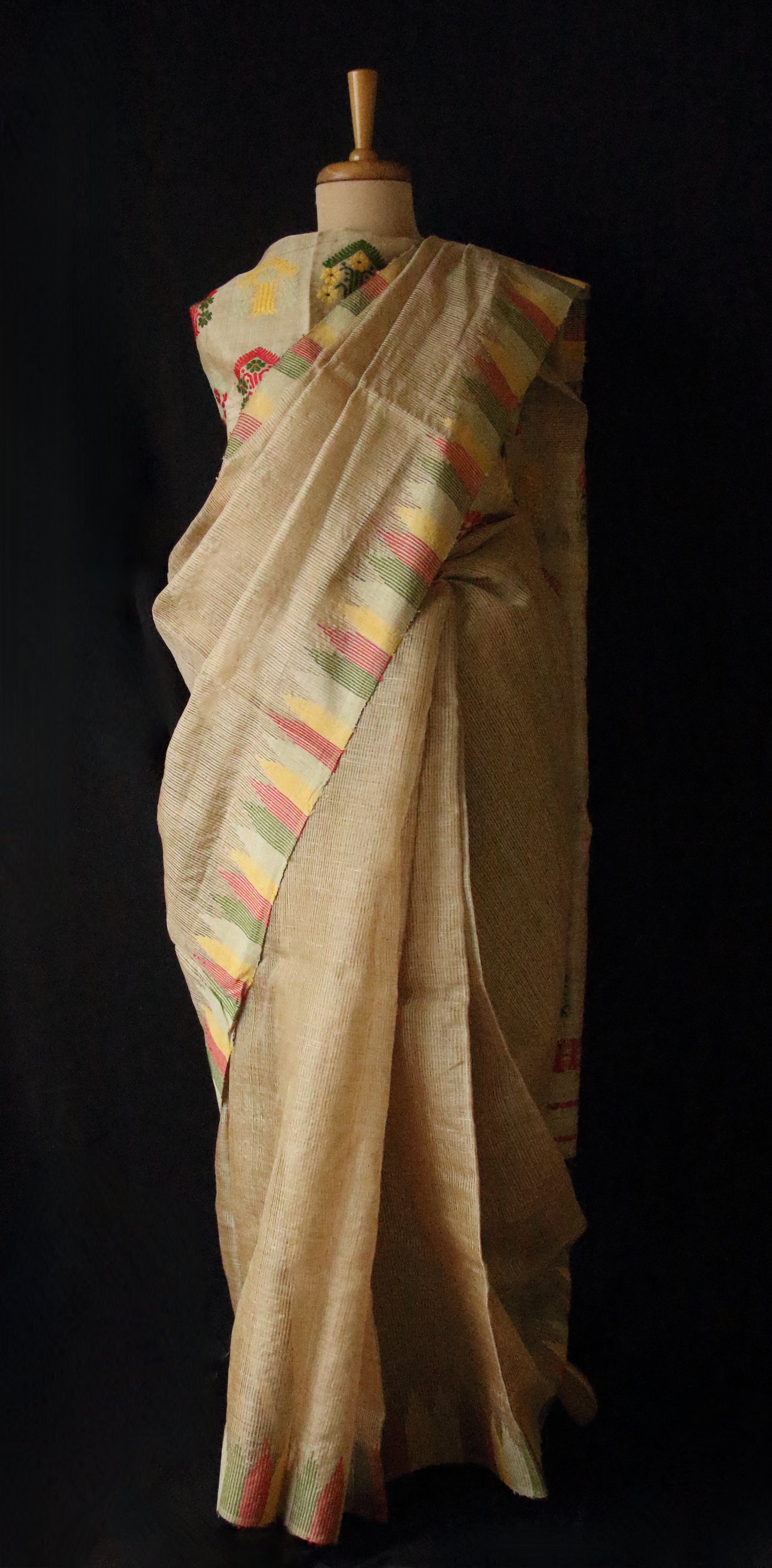 Authentic Muga Silk handloom Saree from Assam