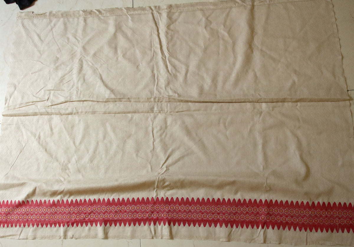 Natural Brown Eri Silk Saree from Assam
