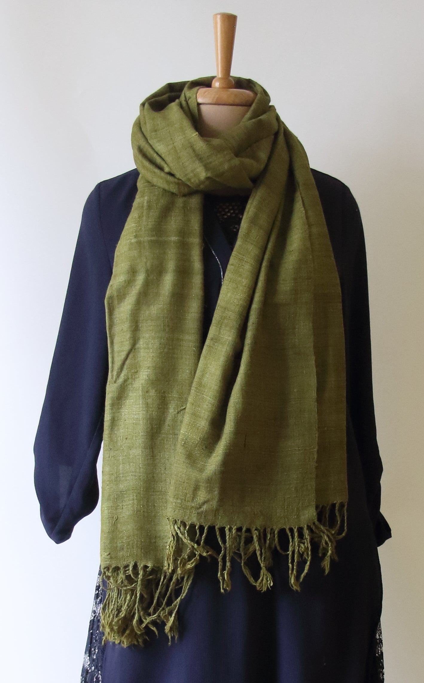 Natural Dyed Eri silk / Ahimsa Silk  Handloom Shawls from Assam