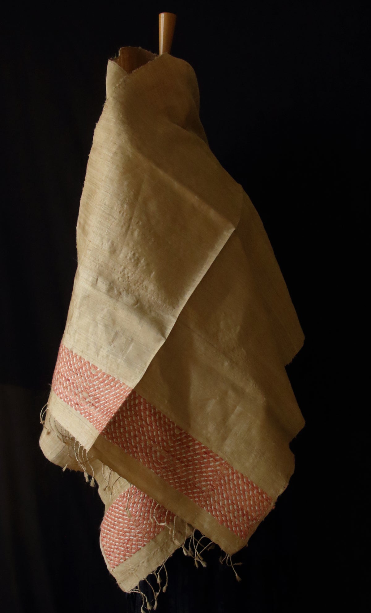 Golden Muga Silk Scarf  / Handwoven from Assam