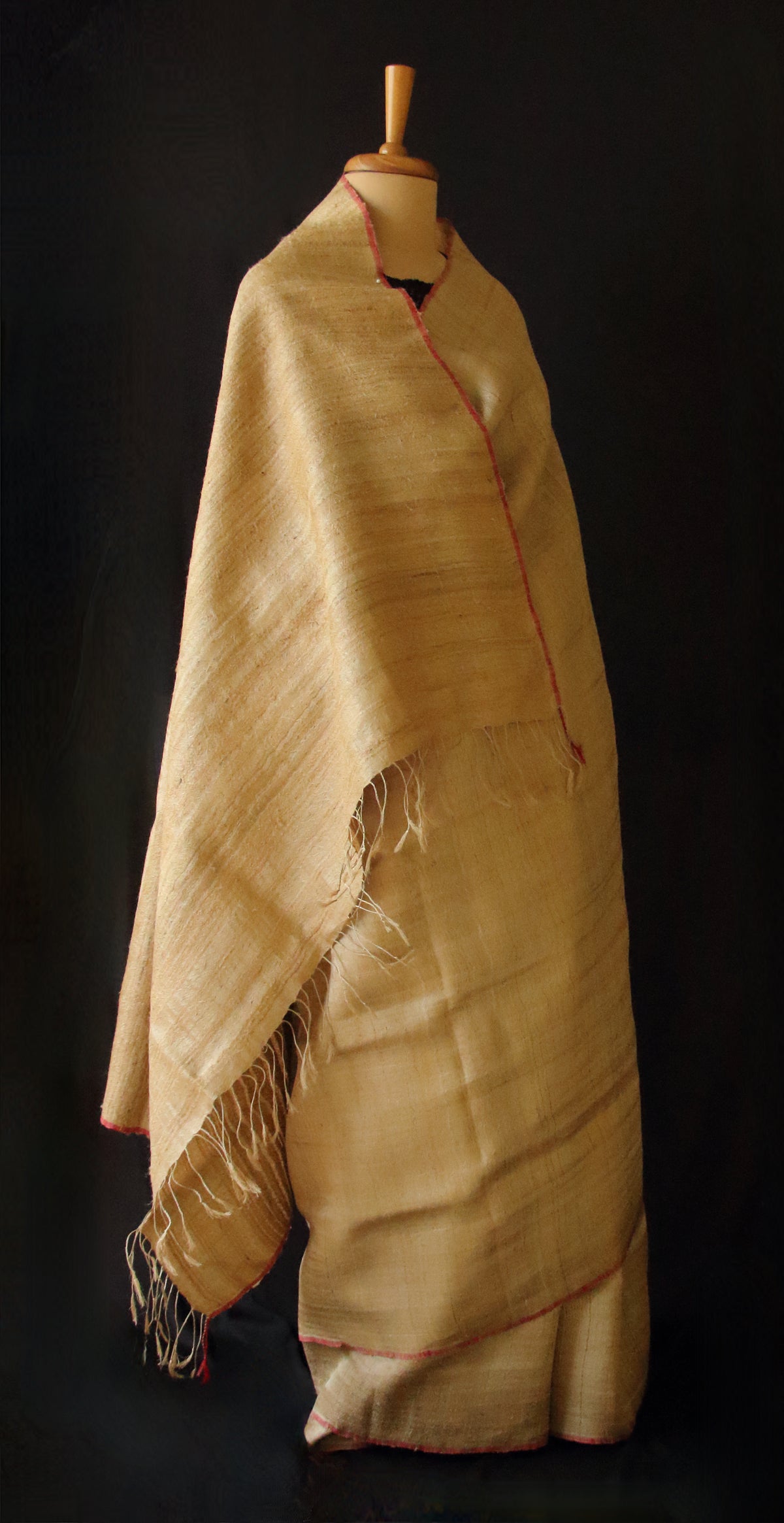 Exclusive Muga Silk Saree in Twill Weave from Assam