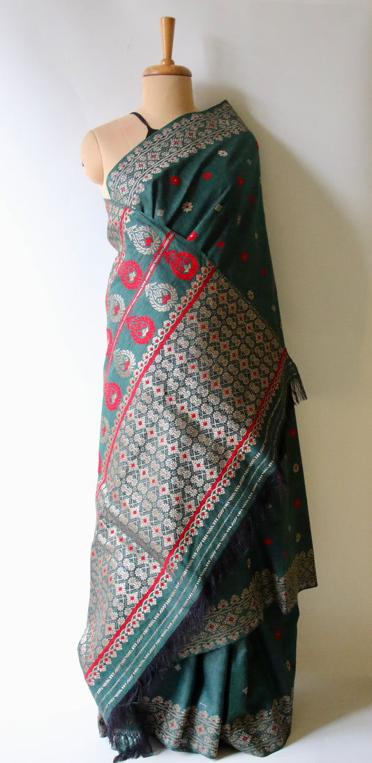 Handloom Eri Silk Saree from Assam