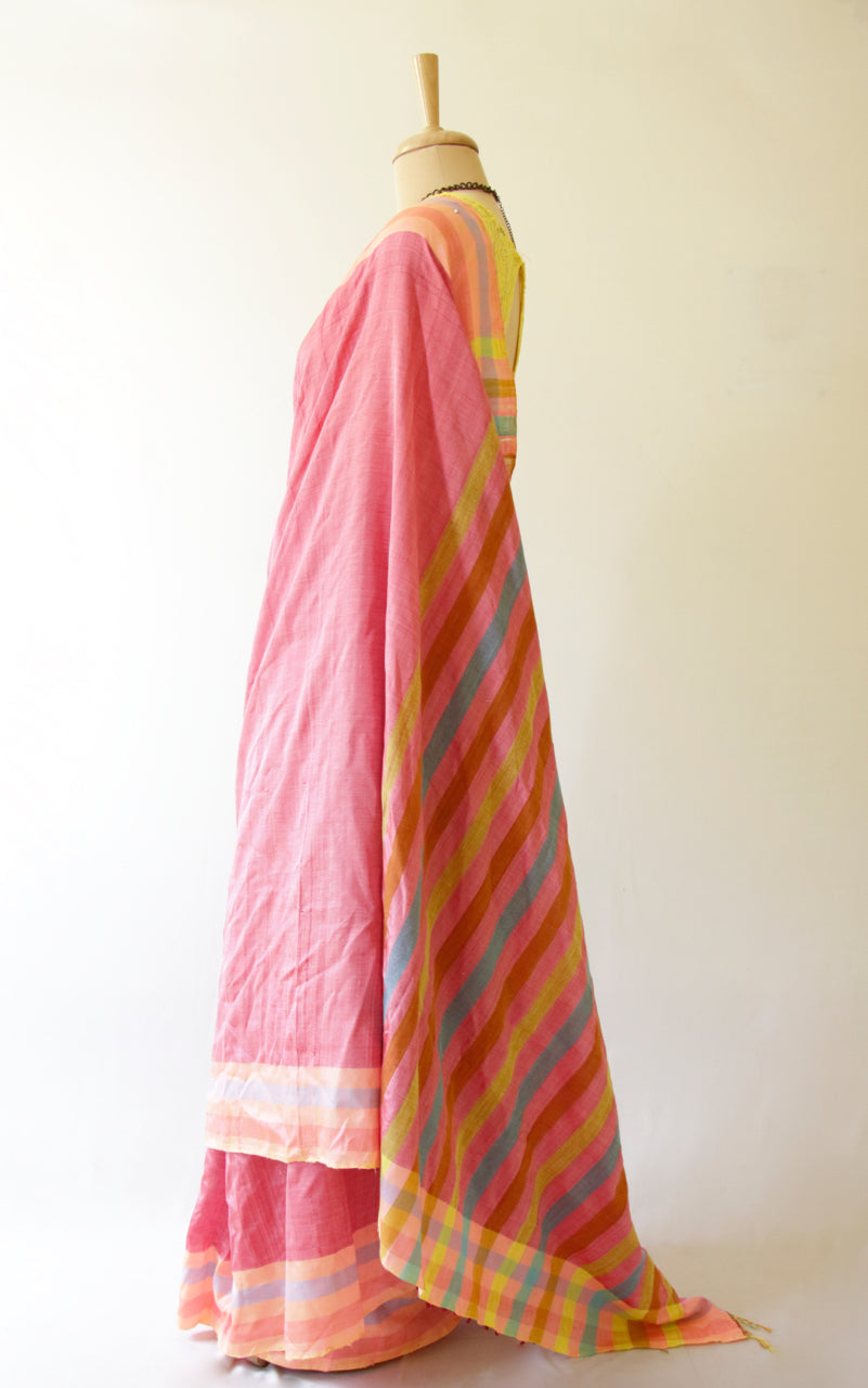 Handloom Cotton Silk Sari from Assam